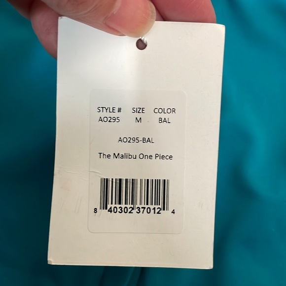 Andie The Malibu One Piece Swimsuit Baltic size M NWT - Picture 7 of 7